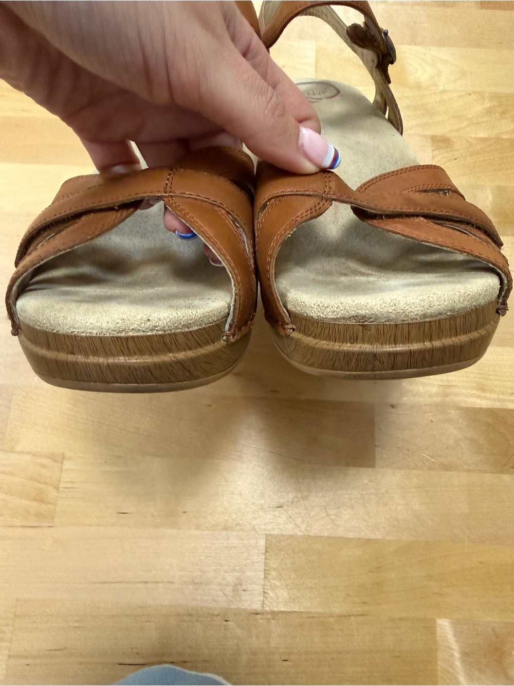 Dansko Season Sandal in Camel Full Grain leather size 40 - Picture 5 of 7